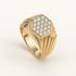 R 903 men’s gold and diamond ring