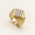 R 904 men’s gold and diamond ring