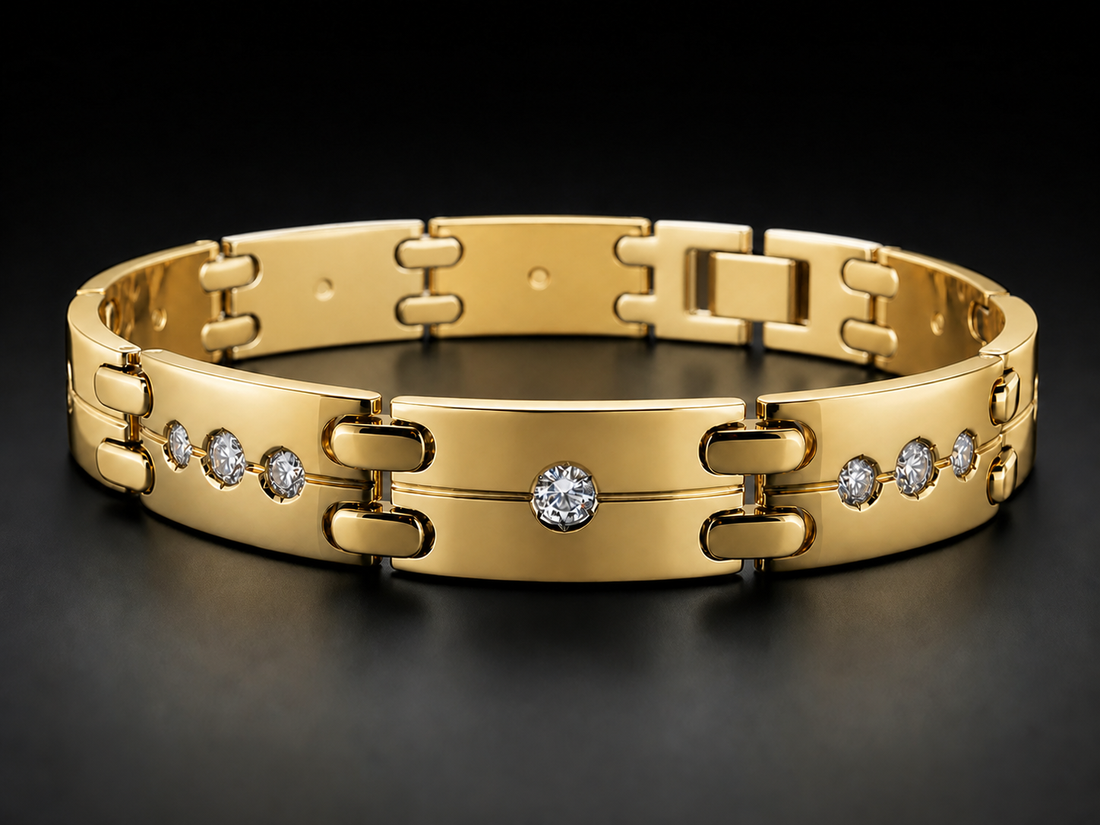 SC17JBD men's bracelet — all yellow gold