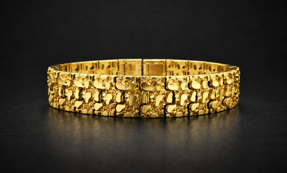 SC37 men's bracelet — all yellow gold