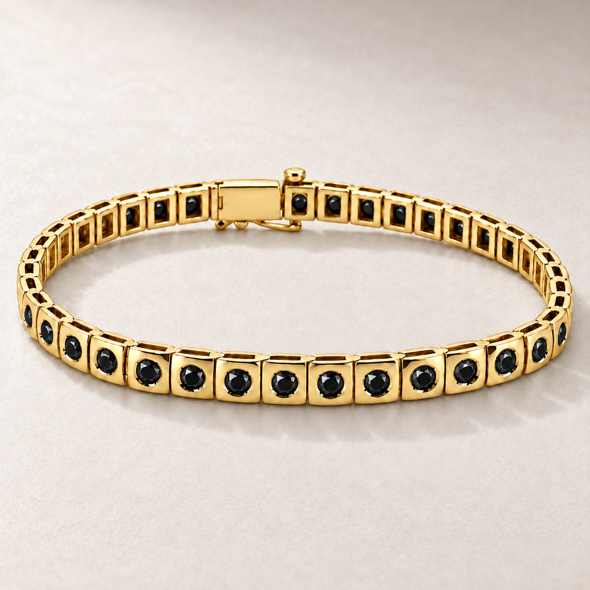 Bracelet en or à maillons et diamants — TN03 — vue détaillée 5