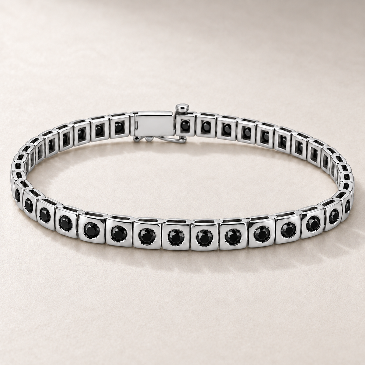 Bracelet en or à maillons et diamants — TN03 — vue détaillée 4