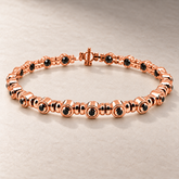 TN22 — Or rose / Rose gold — Diamants noirs / Black diamonds