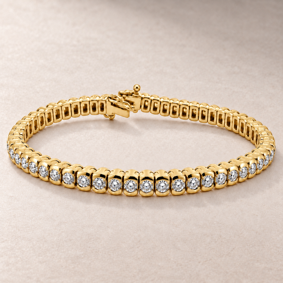 Bracelet tennis en or et diamants — TN23