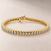 TN23 — Or jaune / Yellow gold — Diamants clairs / Clear diamonds