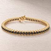TN23 — Or jaune / Yellow gold — Diamants noirs / Black diamonds