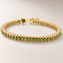 TN26P — Or jaune / Yellow gold — Péridots / Peridots — rendu illustratif / illustrative rendering
