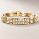TN35 — Or jaune / Yellow gold — Diamants / Diamonds — rendu illustratif / illustrative rendering