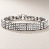 TN35 — Or blanc / White gold — Diamants / Diamonds — rendu illustratif / illustrative rendering