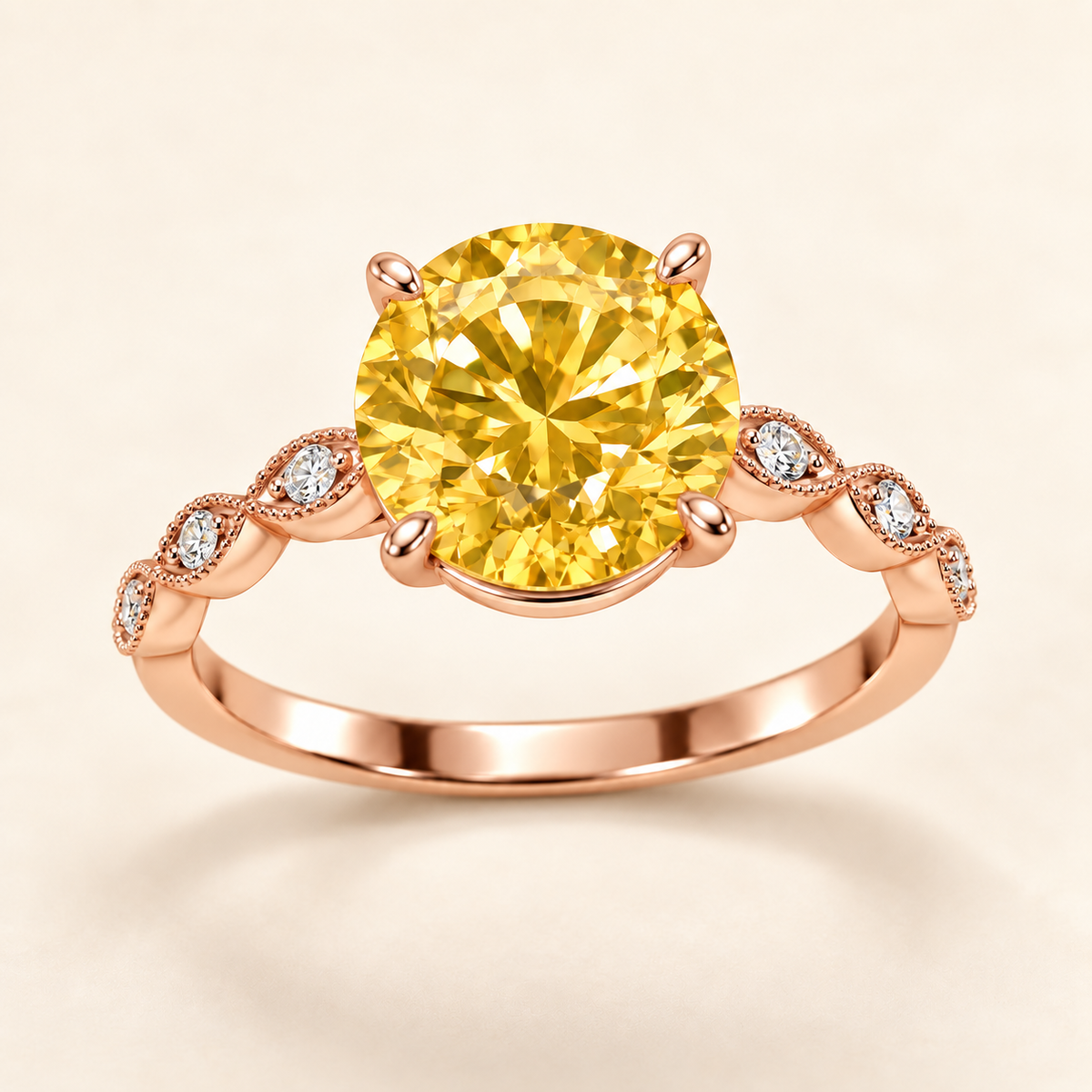 R4160 — Citrine — Or rose