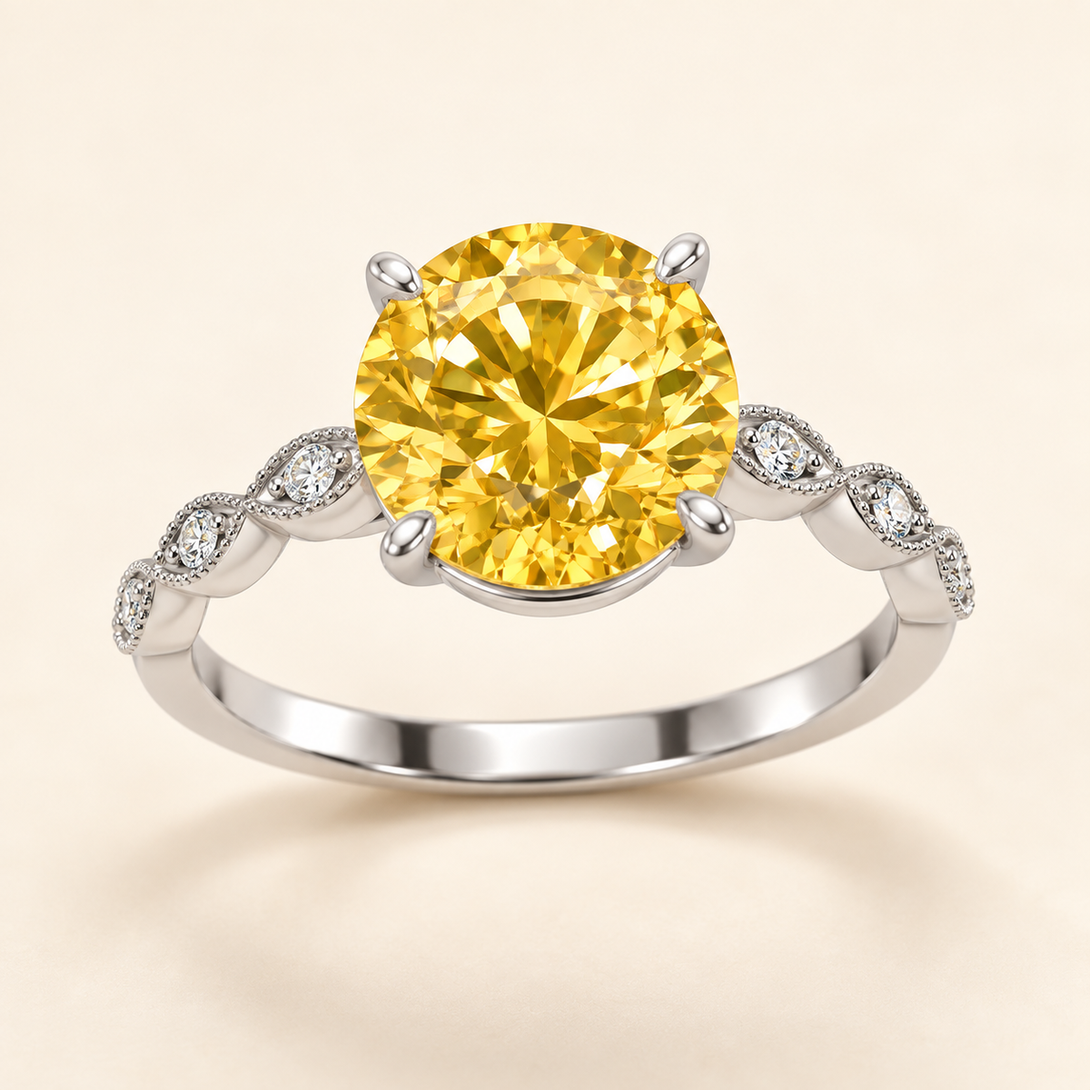 R4160 — Citrine — Or blanc